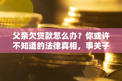 济南父亲欠贷款怎么办？你或许不知道的法律真相，事关子女未来