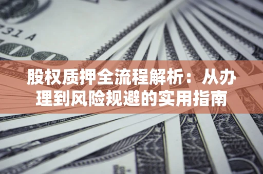 济南股权质押全流程解析：从办理到风险规避的实用指南